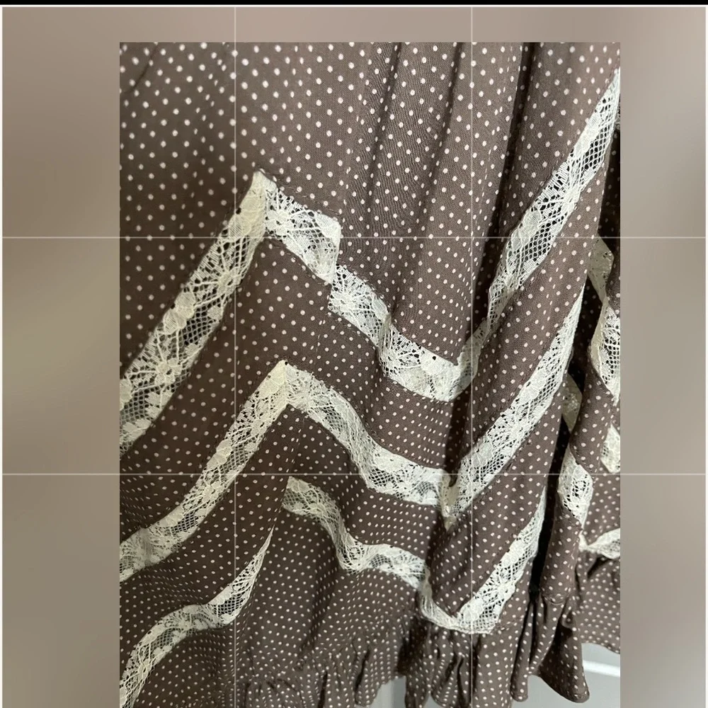 Vintage free people dress lace insert XS/tp